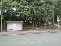 Payback Team clearing by the roadside at Mills Hill 19/08 2014